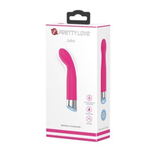 Vibrator Pretty Love John punctul G grosime 2.7 cm lungime 14.6 cm 6959532323085