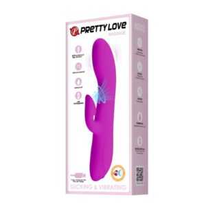 Vibrator Pretty Love Massage stimulare clitoris - punctul G grosime 3.2 cm lungime 18.7 cm 6959532331592