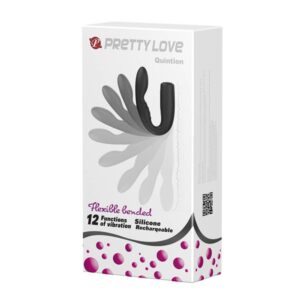 Vibrator Pretty Love Quintion stimulare clitoris - punctul G grosime 2.3 cm lungime 14 cm 6959532323900