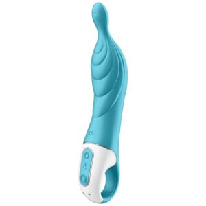 Vibrator Satisfyer A-Mazing 2 turquoise grosime 2 - 3.5 cm lungime 3 - 21 cm 4061504018331