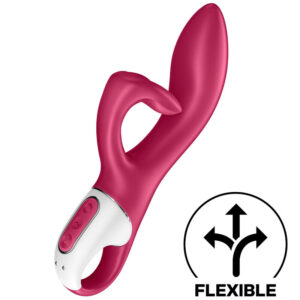 Vibrator Satisfyer Embrace me berry stimulare clitoris - punctul G grosime 3.7 cm lungime 5 - 22 cm 4061504036601