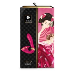 Vibrator Shunga SOYO RASPBERRY stimulare clitoris - punctul G grosime 3.7 cm lungime 17 cm 697309904018