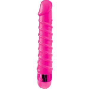 Vibrator Voluptas Classix Candy Twirl Massager grosime 3.2 cm lungime 16.5 cm 603912757460