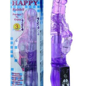 Vibrator Voluptas Happy Rabbit Rotation & Wave stimulare clitoris - punctul G - rotatii grosime 3.2 cm lungime 21 cm 6959532310900