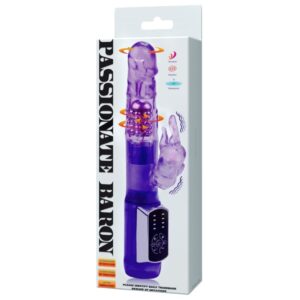 Vibrator Voluptas Passionate Baron stimulare clitoris - punctul G - rotatii grosime 3 cm lungime 21.5 cm 6959532310276