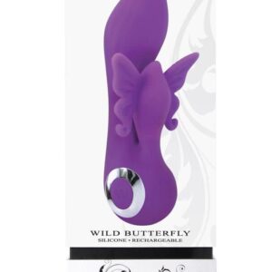 Vibrator Voluptas Wild Butterfly stimulare clitoris - punctul G grosime 3.8 cm lungime 17.8 cm 844477009391
