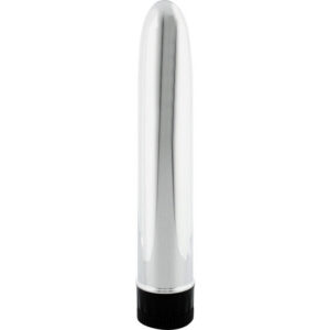 Vibrator clasic Seven Creations Slim-Line Silver grosime 3.3 cm lungime 19 cm 4890888882623