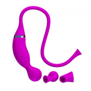 Vibrator clitoridian cu suctie si vibratii Pretty Love Romance 3 in 1