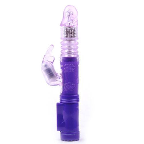 Vibrator rabbit pearls purple Violet