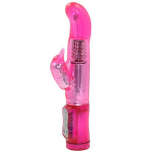 Vibrator rabbit pink steel Roz