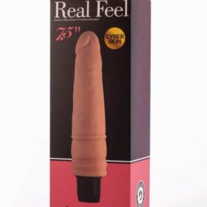 Vibrator realistic Lovetoy Real Feel Cyberskin grosime 4 cm lungime 20 cm 6970260901659
