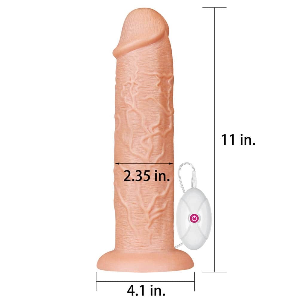 Vibrator realistic Lovetoy Realistic Long Vibrating Dildo cu ventuza - telecomanda grosime 6 cm lungime 28 cm 6970260907903 Vibrator realistic Lovetoy Realistic Long Vibrating Dildo cu ventuza - telecomanda grosime 6 cm lungime 28 cm 6970260907903
