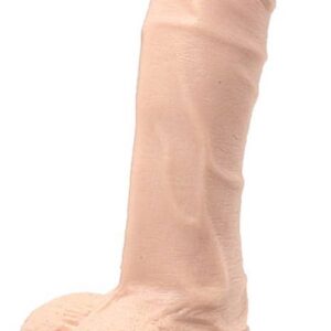 Vibrator realistic Nmc Orgasmic Tower 7 cu testicule - punctul G grosime 3.7 cm lungime 17.8 cm 4892503070705