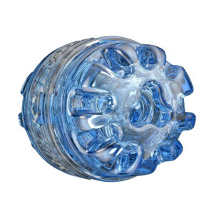 Masturbator Fleshlight Quickshot Turbo Blue Ice Transparent lungime 11 cm